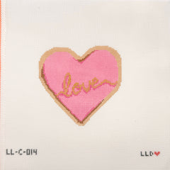 Love Heart Cookie w/Stitch Guide