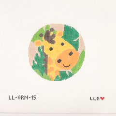 Giraffe Ornament Round