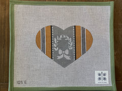 French Ticking Heart with stitch guide