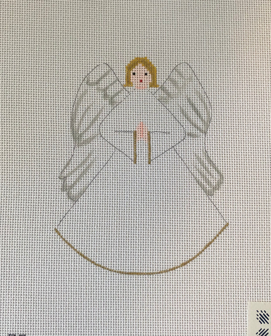 Praying Angel with stitch guide