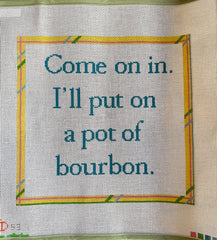 Pot of bourbon