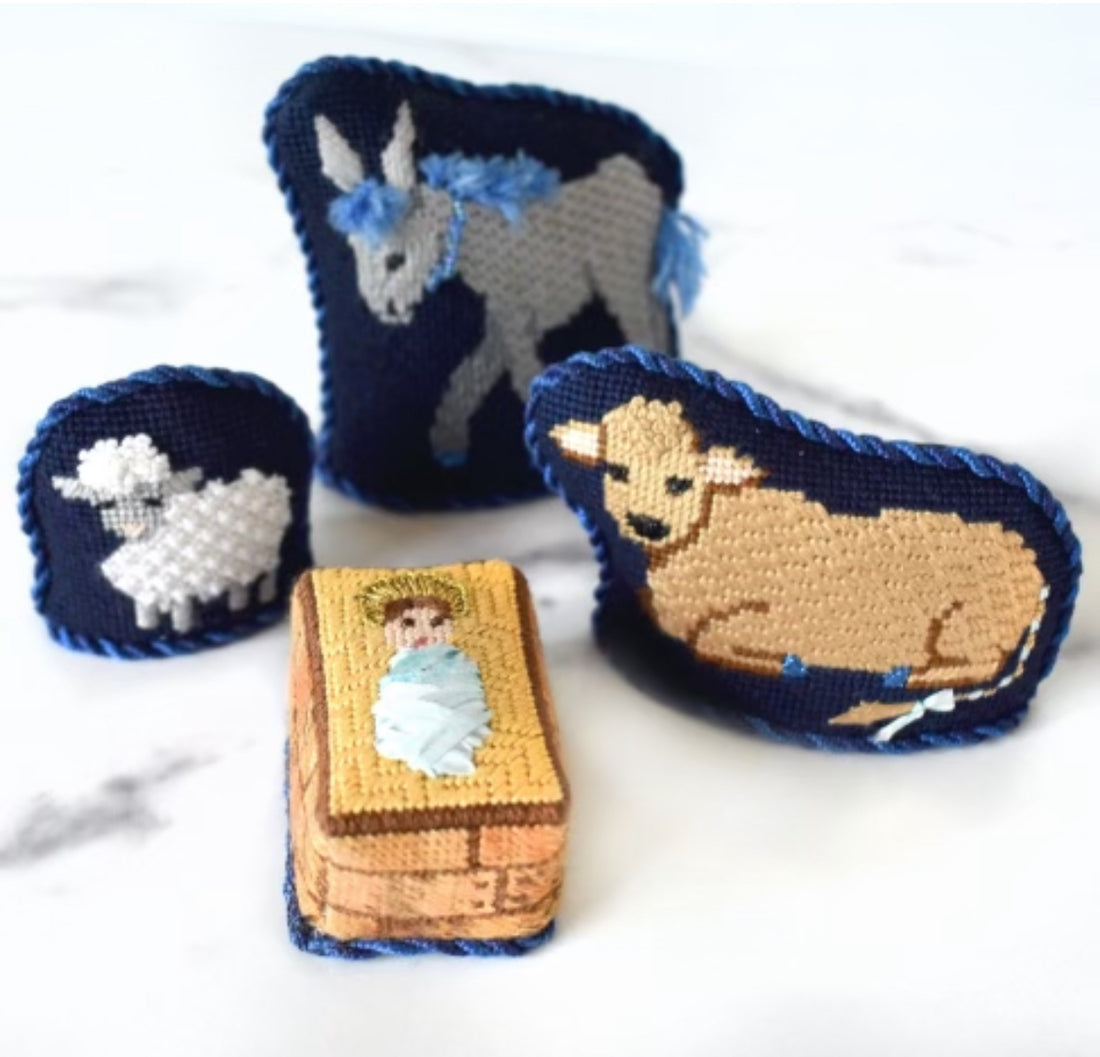 Nativity by Patricia Sone with stitch guide