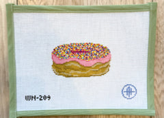 It’s sprinkles-strawberry donut