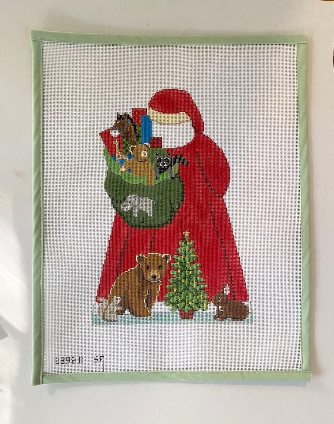 Santa either baby forest animals 2 pieces