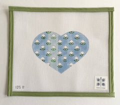 Ditsy Heart with stitch guide