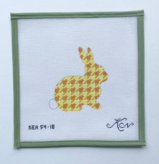 Houndstooth Bunny, yellow