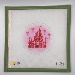 Love Castle with Heart Balloons