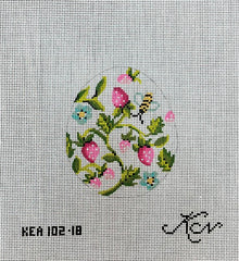 Pink Strawberries Egg