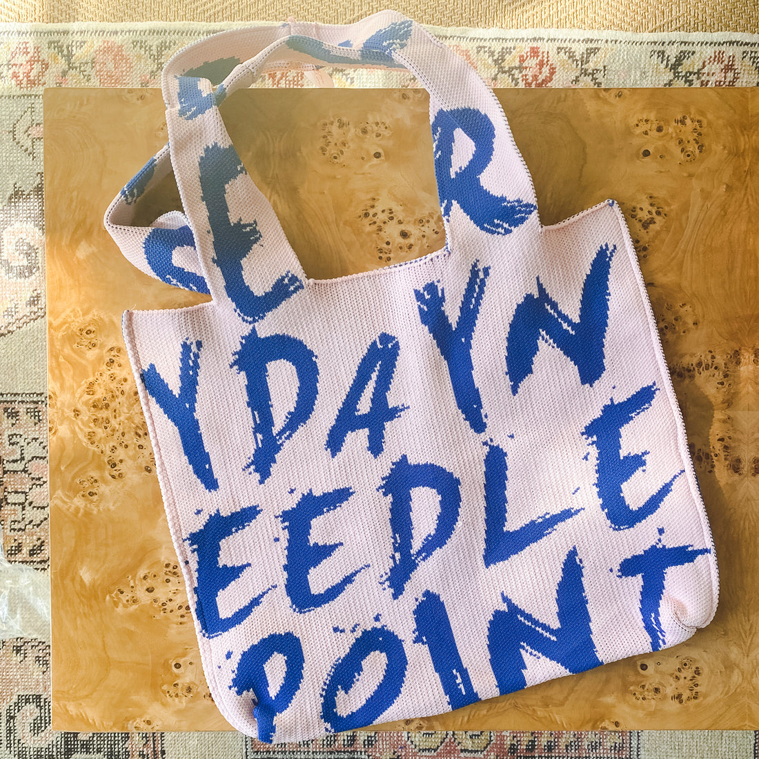 Everyday Needlepoint Tote