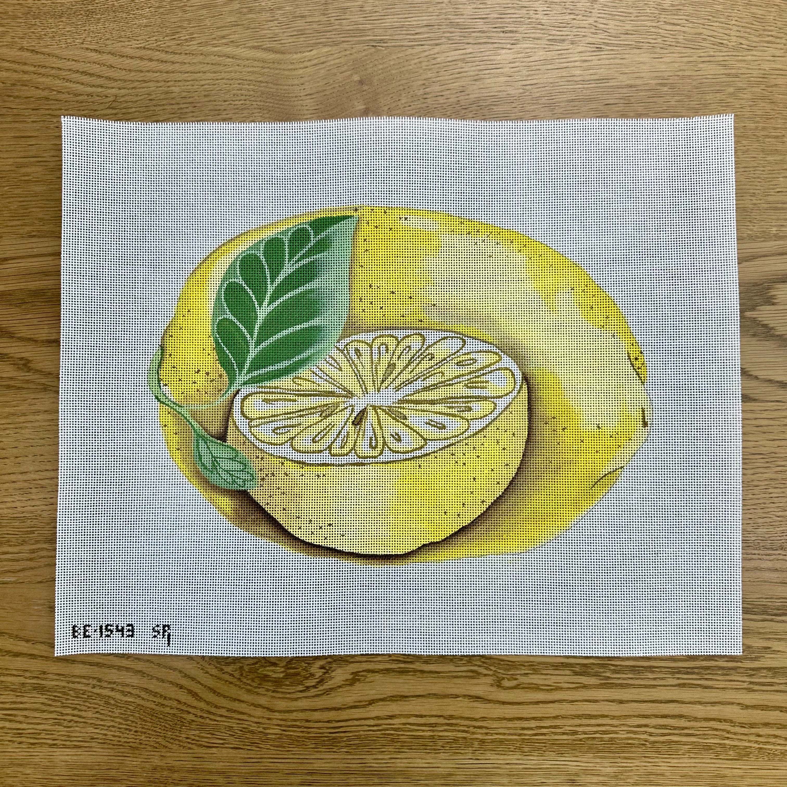Lemon Zoomed In Shaped Lemon