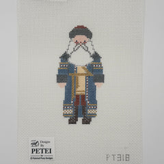 Santa - fancy blue coat santa