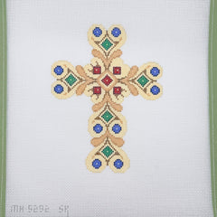 Jeweled Hearts Cross