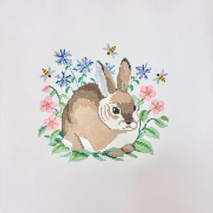 Rabbit in Flowers