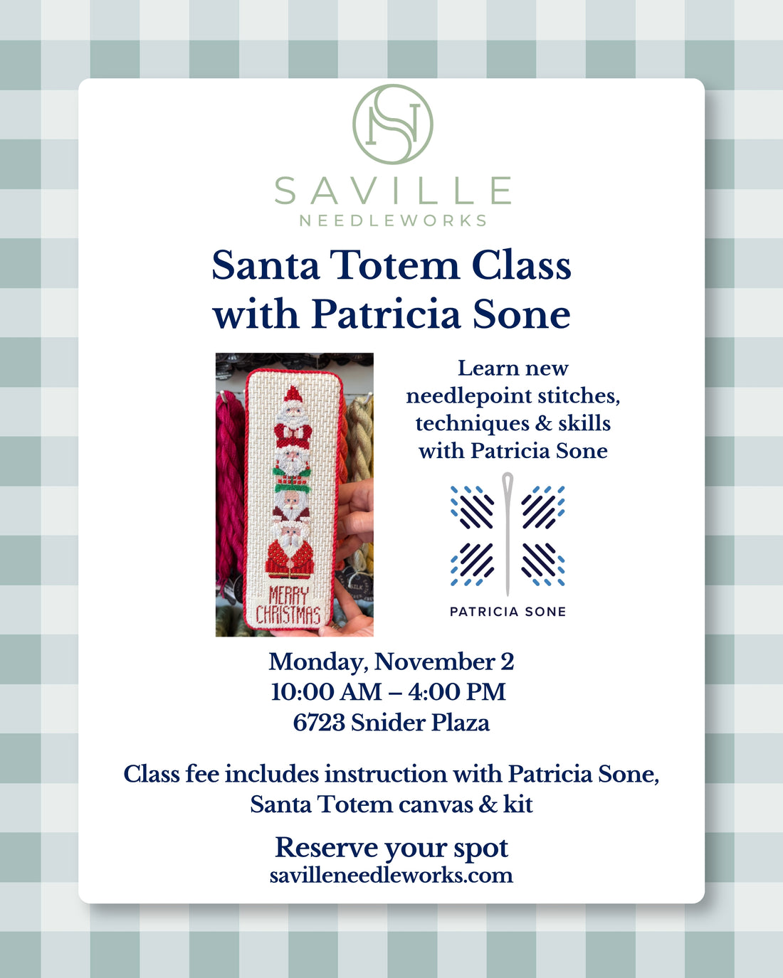 Santa Totem Class with Patricia Sone