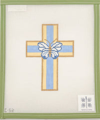 Cross with Butterfly with Stitch Guide