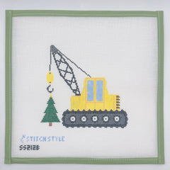 Crane Truck with Tree with stitch guide