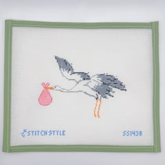 Stork Delivery with stitch guide