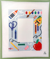 School Supply Picture Frame